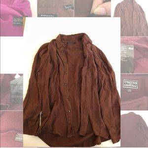 Baracuta silk button up shirt